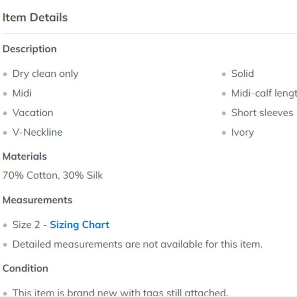 NEW Cocktail dress, size 2 - Picture 3 of 3